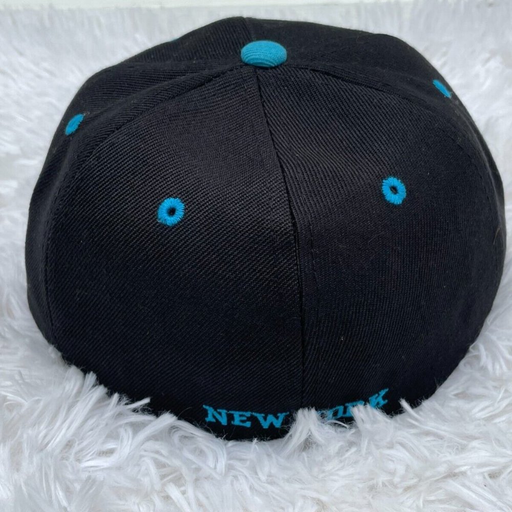 New York Men Hat NY Cap Baseball Hat BlackBlue Sport Hat Size 56cm 6.75 - Picture 5 of 9